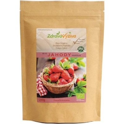 Zdravovýživa bio Jahody prášok sušené mrazom 250 g