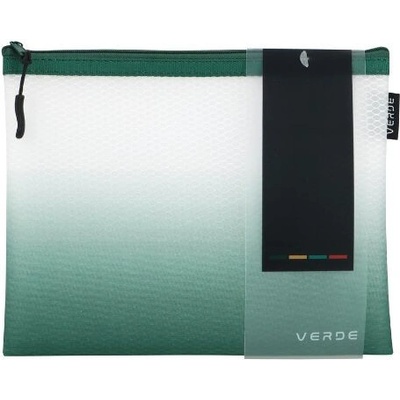 Obálka se zipem síťovaná A5 VERDE zelená