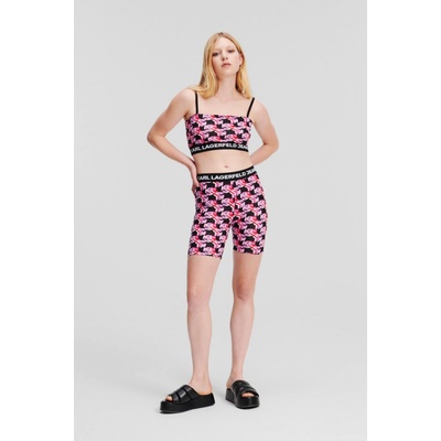 Karl Lagerfeld Jeans KLJ Monogram Cycling Short Pink