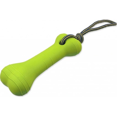Dog Fantasy EVA Foam kost s lanem plastová a plovoucí zelená 21 cm