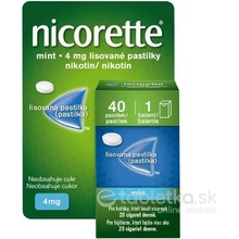 Nicorette Mint 4 mg pas.ocp. 40 (1x40)x4 mg