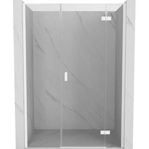 Mexen Mist-H L душ врата, отваряща се надясно 125 см, прозрачна, бяла (8A5L-125-001-20-00-P)