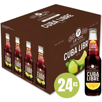 LE COQ Koktejl Cuba Libre 24 x 330 ml (karton) – Zbozi.Blesk.cz