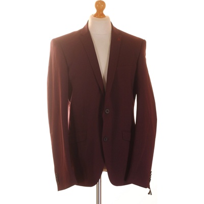 ROY ROBSON Vlněné sako elegantní moderní vínové