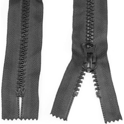 Prima-obchod Kostěný zip No 8 délka 18 cm černý nedělitelný, barva Černá