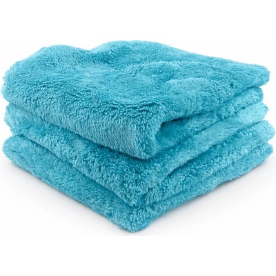 Zerda Plush Buffing Towel tyrkysová 530 gsm 40 x 40 cm 3 ks