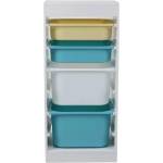 Ginger Home Етажерка с кутии за играчки Ginger Home - Бяла (TF6745-2) - kindermarket