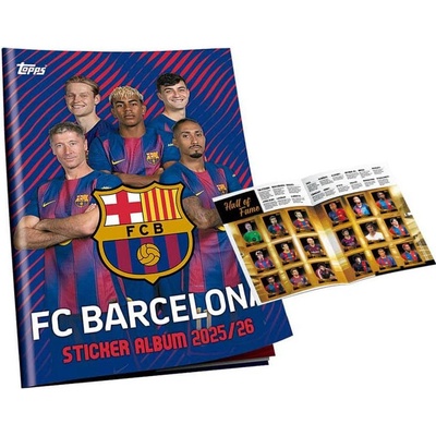 Topps Barcelona FC komplet set samolepek