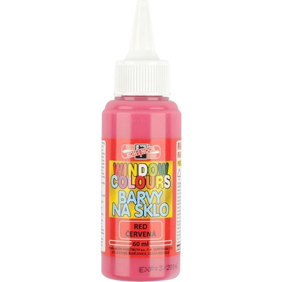 Farba na sklo KOH-I-NOOR 60 ml červená