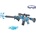 Sunny Blaster RS 99-19, щурмова пушка за водни гел топчета с аксесоари, синя (RS 99-19-blue)
