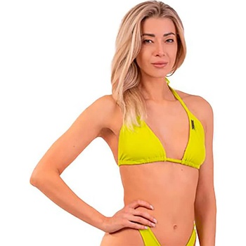 NEBBIA Classic Triangle 450 bikini top - Yellow (Green)
