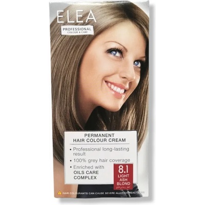 ELEA Professional боя за коса, Professional, Colour & Care, Номер 8.1, Light ash blond