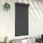 vidaXL Ролетна щора Антрацит 100 x 210 cm Алуминий и полиреутан (42047068)