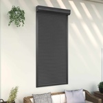 vidaXL Ролетна щора Антрацит 100 x 210 cm Алуминий и полиреутан (42047068)
