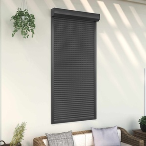 vidaXL Ролетна щора Антрацит 100 x 210 cm Алуминий и полиреутан (42047068)