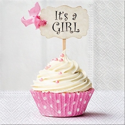 Paw ubrousky 3V It´s a girl 20ks 33x33cm
