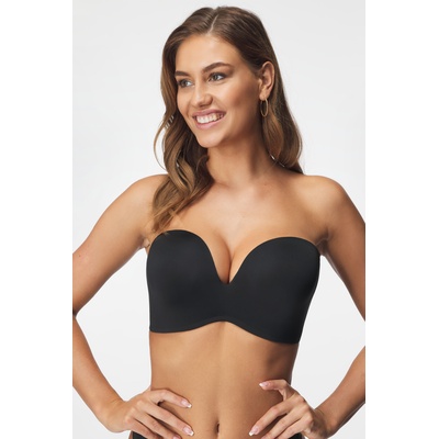 Wonderbra Сутиен Wonderbra Ultimate Strapless bardot Double Push-Up без банели 75/H телесен