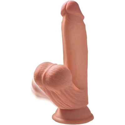 King Cock Plus 3d Cock Swinging Balls 15.2 Cm
