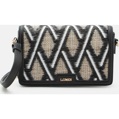 L.Credi Regina Crossbody Black Beige 3L