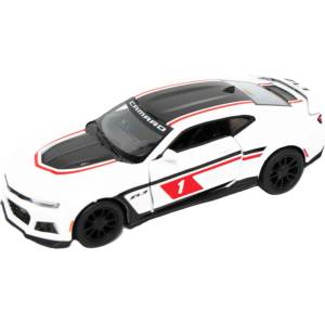 Kinsmart Метална количка Kinsmart - 2017 Chevrolet Camaro ZL1, #1, 1: 38, бяла (55121)
