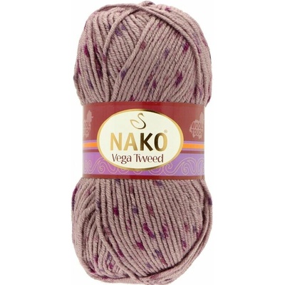 Nako Vega Tweed 31763 šedofialová