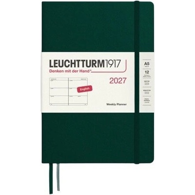 Forest Green Medium A5 Týdenní 2027