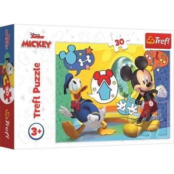 Image 1 of Trefl - Puzzle Mickey Mouse a Kačer Donald 30 dielikov - 1 - 39 piese