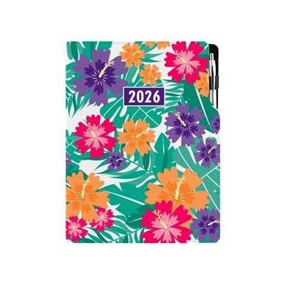 Design A4 denní 2026 Tropic