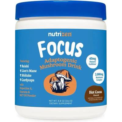Nutricost NutriZen Focus, какао, 246 g, Nutricost (57468 (680101) NC)