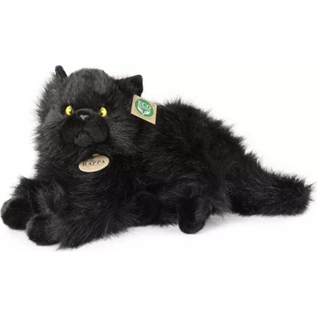 Eco-Friendly Rappa kočka černá ležící 30 cm