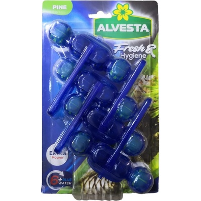 ALVESTA WC Блокче Extra Power PINE Синя вода, 4бр