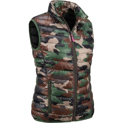 Payper Reply Lady vesta camouflage/čierna