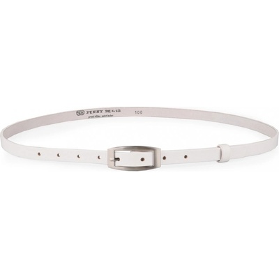 Penny Belts dámský kožený opasek 215-2 bílý