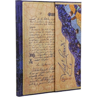 Gaudi, The Manuscript of Reus Embellished Manuscripts Collection Ultra 18-Month Hardcover Dayplanner Wrap Closure Vertical Paperblanks 2027