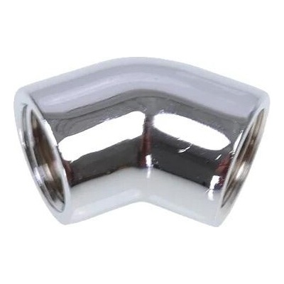 Alphacool L-конектор Alphacool HF, Вътрешна резба G1/4 - G1/4, 45°, Хром (AC-64334)