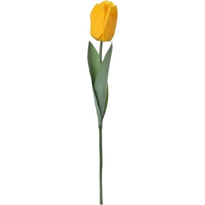 Umělá dekorační květina žlutý tulipán - 6*6*50 cm - Clayre & Eef