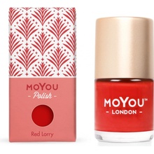 MoYou Razítkovací Lak na nechty Red Lorry 9 ml