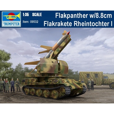 Trumpeter Flakpanther w 8.8 cm Flakrakete Rheintochter I 1:35