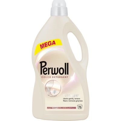 Perwoll Light Colors prací gél na svetlofarebné a biele oblečenie 75 PD 3,75 l