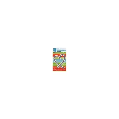 Vyřezávací šablona - Otevřené srdce (MD) Marianne Design SCR161499