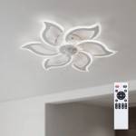 Brilagi - LED димируем таванен вентилатор LED/34W/230V Ø 83 см бял + дистанционно управление (BG4005)