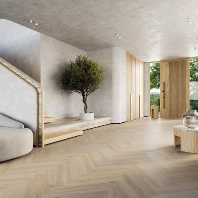 Barlinek SPC Herringbone Dub Tea 1 m²