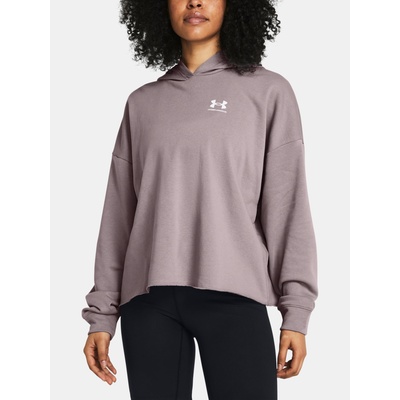 UA Rival Terry OS Hoodie Sweatshirt Under Armour | Siv | ЖЕНИ | XS