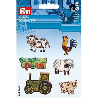 PRYM Nášivka farma, samolepicí/nažehlovací
