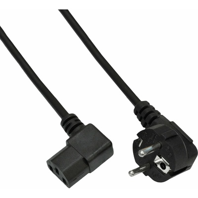 Akyga Захранващ кабел Akyga 1, 5 м черен 90-градусов (AK-PC-02C) (AK-PC-02C)