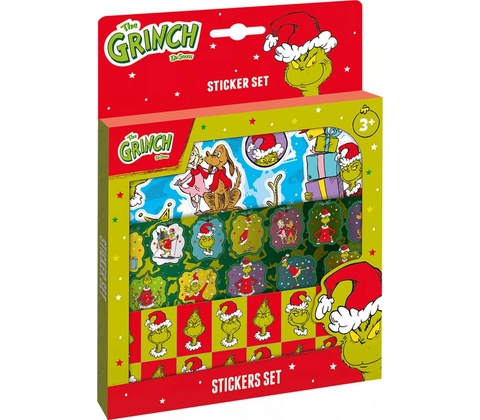 Grinch set samolepek