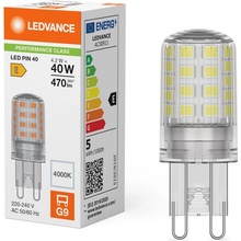 LEDVANCE LED žárovka G9 4,2W 40W neutrální bílá 4000K