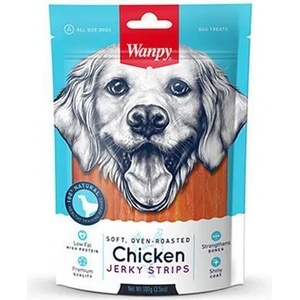 Wanpy Soft Chicken Jerky Strips премиум клас меко пилешко филе на ленти, печено на фурна 100gr