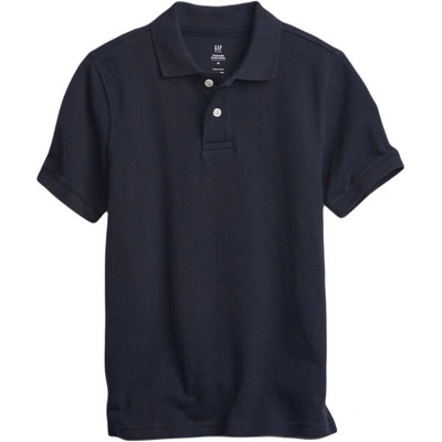 Gap POLO ORGANIC Dětské polo triko tmavě modrá