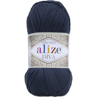 Příze Alize Diva 361 tm. modrá